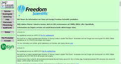Desktop Screenshot of freedomscientific.se